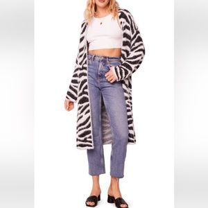 Band of the Free Zebra Cardigan